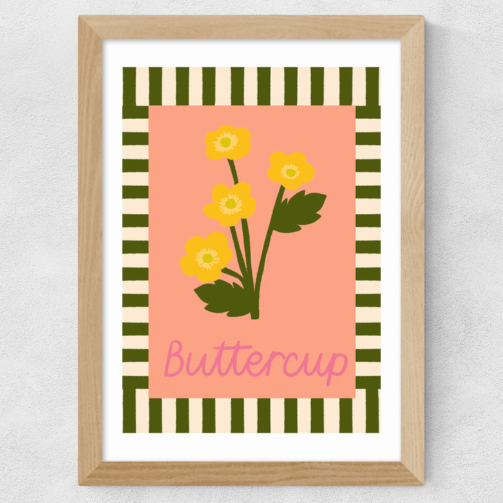 Buttercup Wide Oak Frame