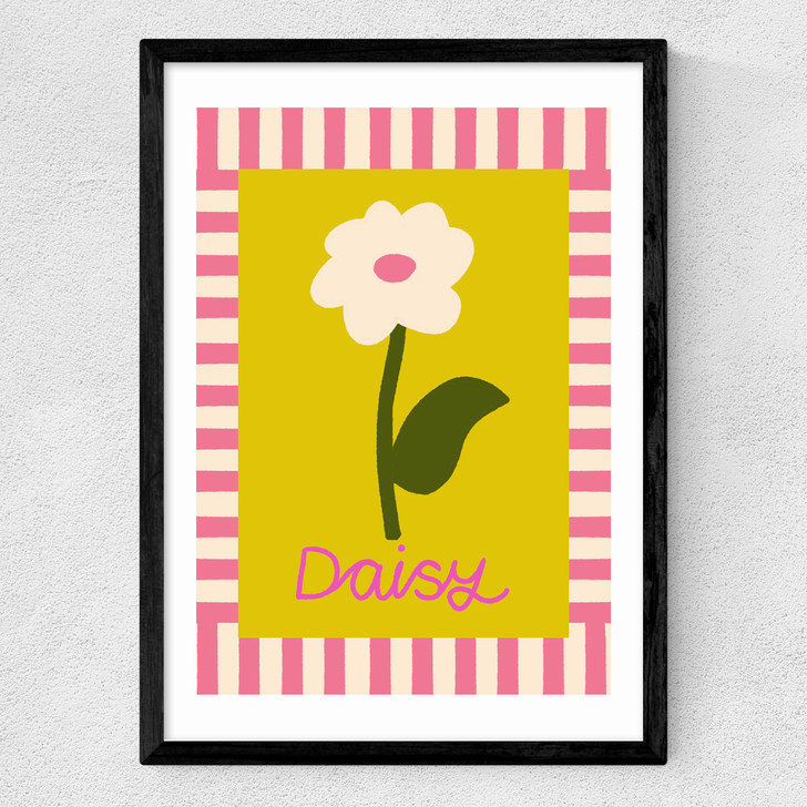 Daisy by Emmy Lupin Studio Medium Black Frame