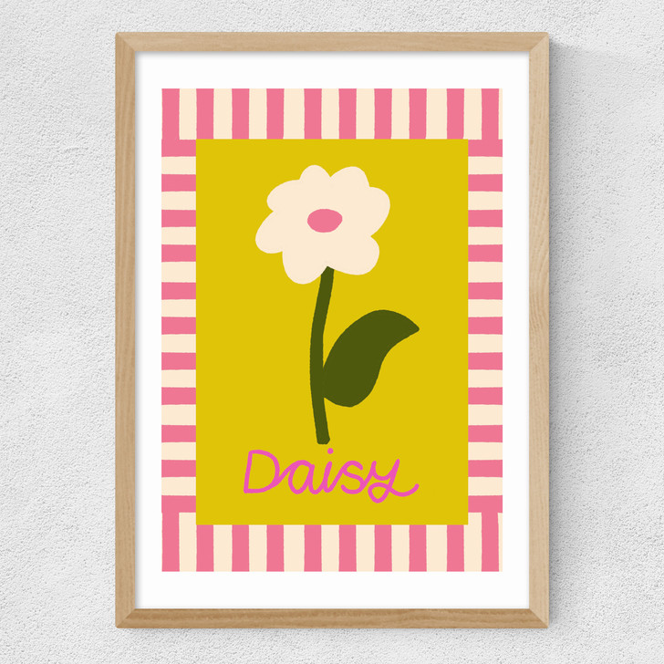 Daisy by Emmy Lupin Studio Medium Oak Frame