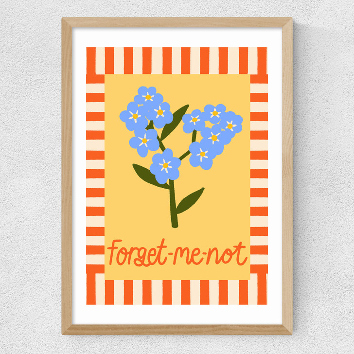 Forget Me Not Medium Oak Frame