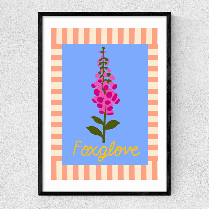 Foxglove Narrow Black Frame