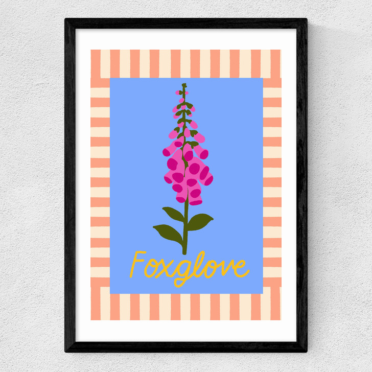 Foxglove Medium Black Frame