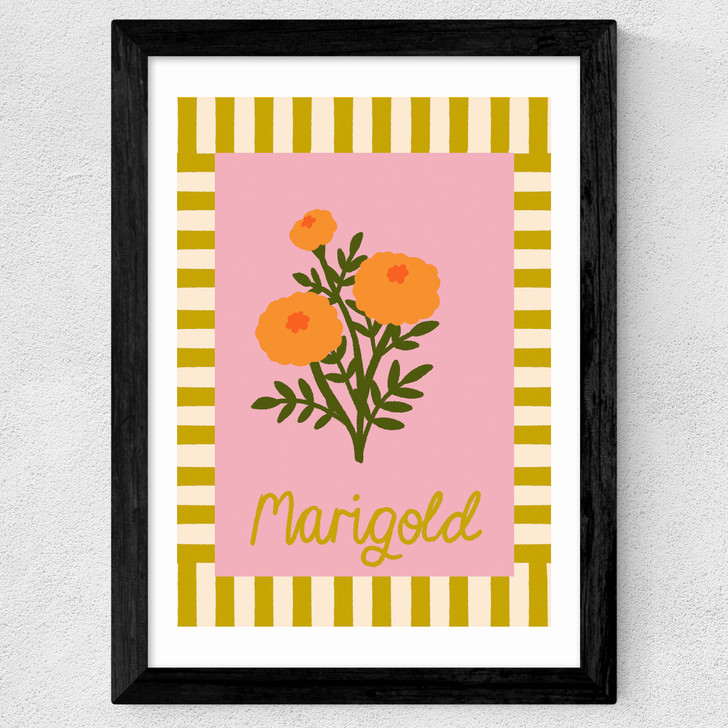 Marigold by Emmy Lupin Studio Wide Black Frame