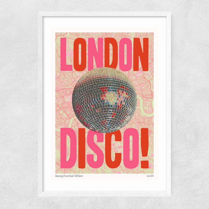 LDN Disco Narrow White Frame
