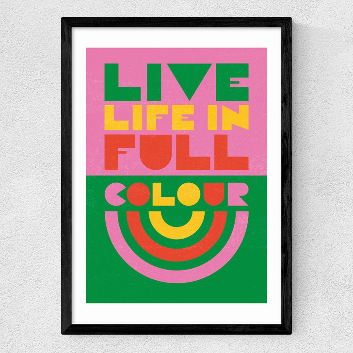 Full Colour Medium Black Frame Full Colour Medium Black Frame