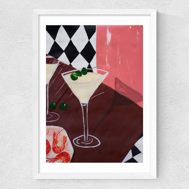 Martini + Olives Medium White Frame Martini + Olives Medium White Frame