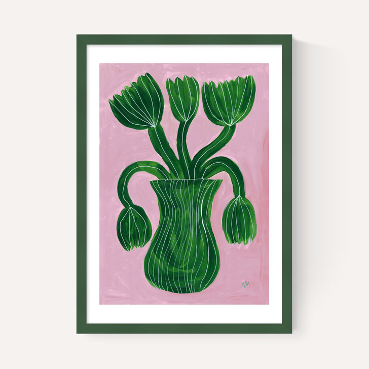 Green Flower Pot