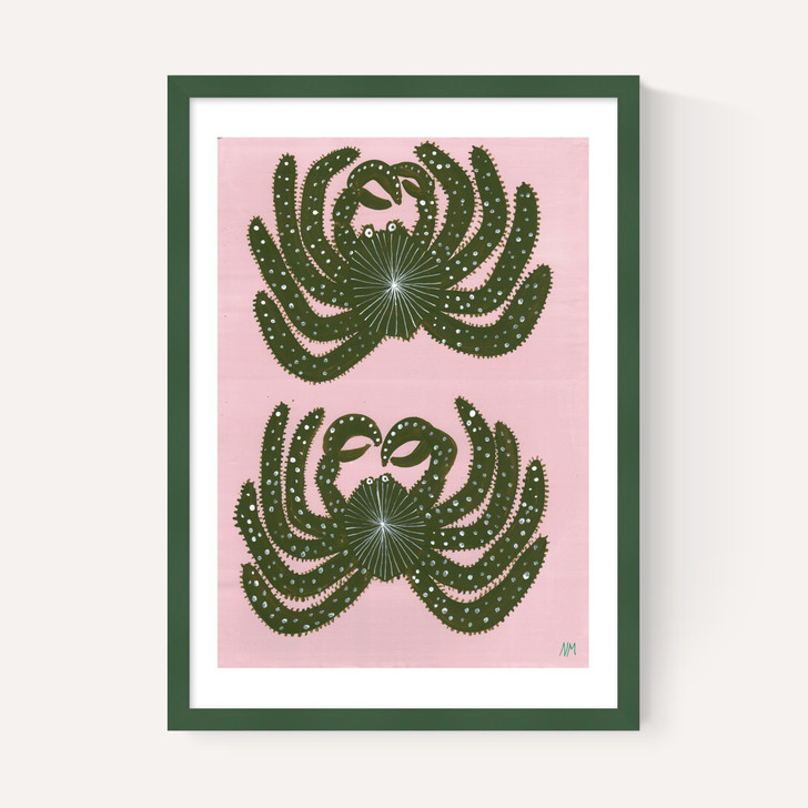 Two Green Crabs