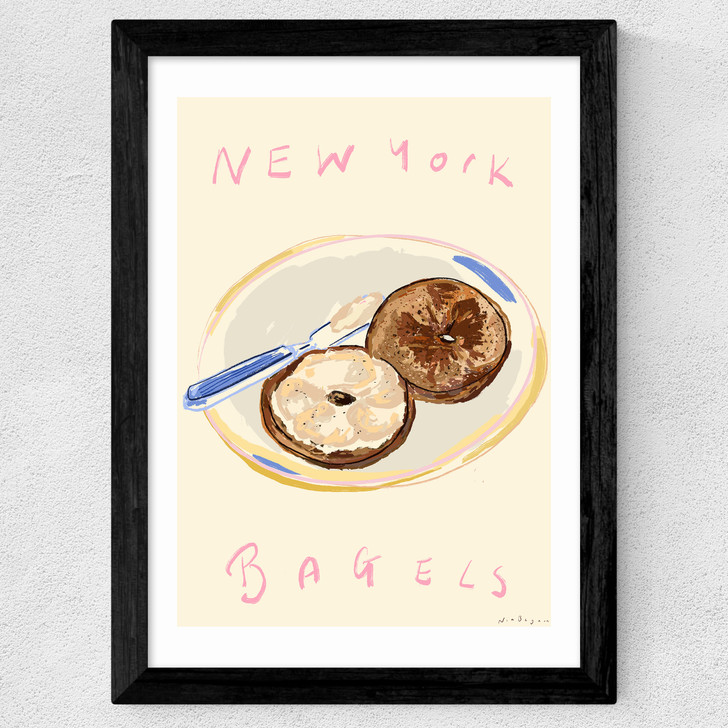 New York Bagels Wide Black Frame New York Bagels Wide Black Frame