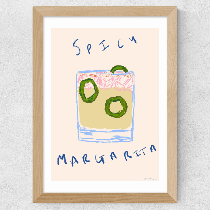 Spicy Margarita Wide Oak Frame