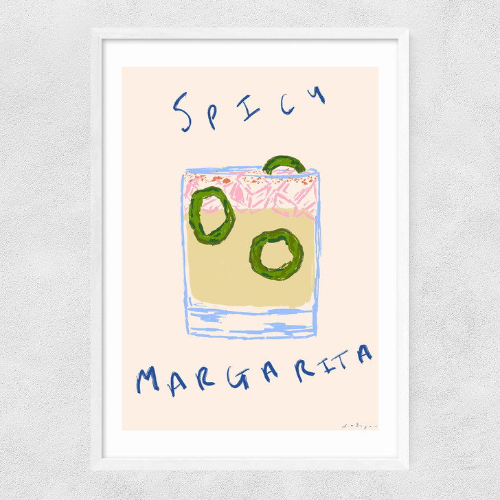 Spicy Margarita Narrow White Frame