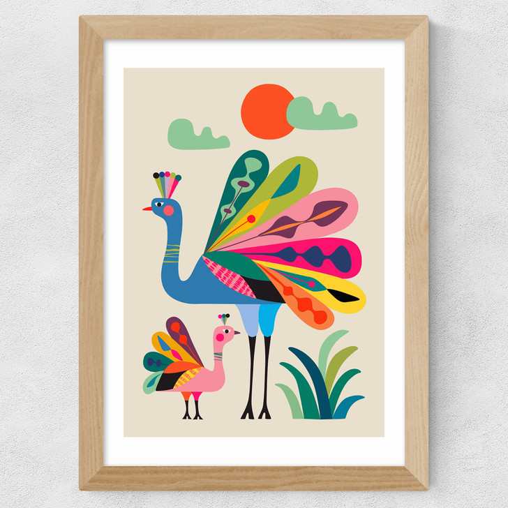 Peacocks Rachel Lee Wide Oak Frame