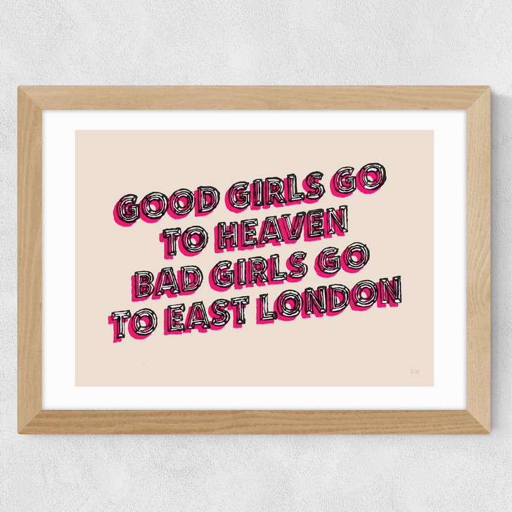 Good Girls Wide Oak Frame