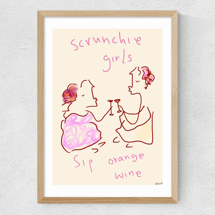 Scrunchie Girls Medium Oak Frame