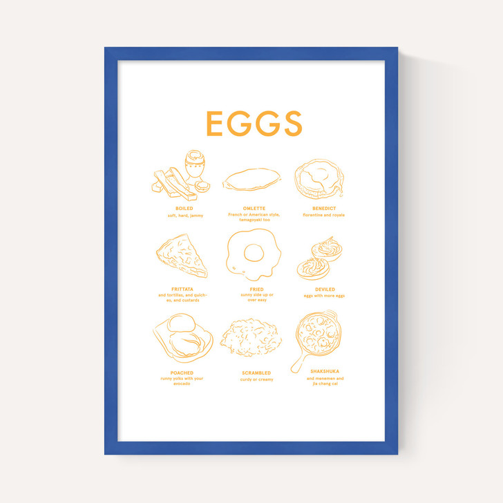 Eggs (Yellow on White) II