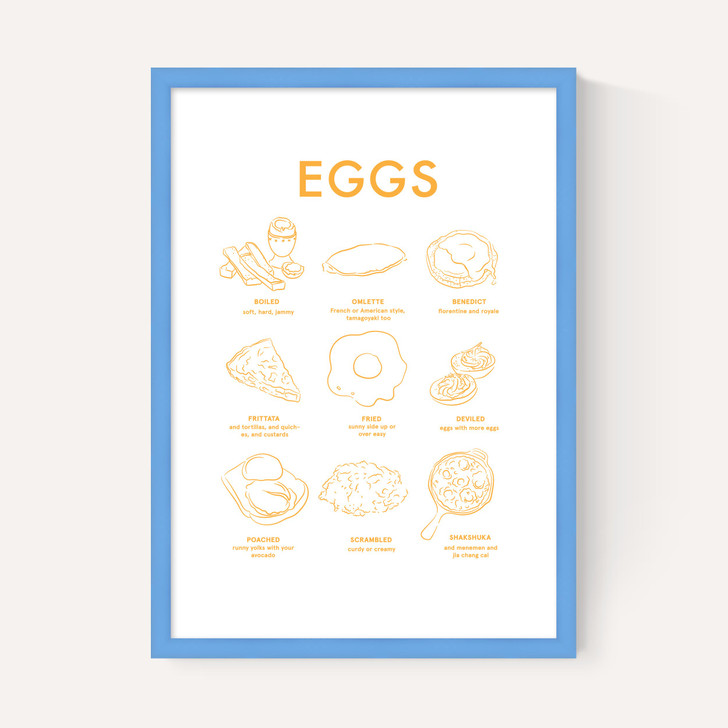 Eggs (Yellow on White) II