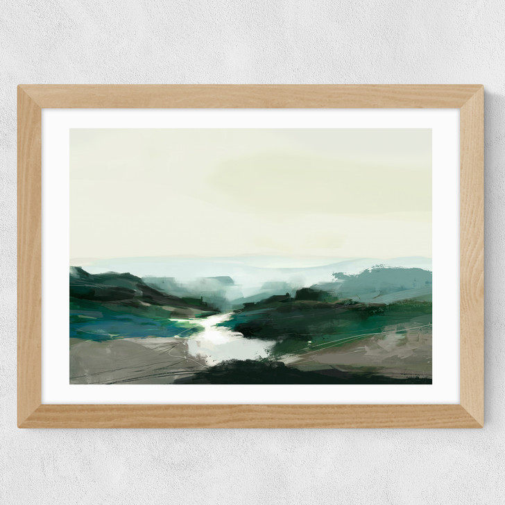 Highland View Wide Oak Frame Highland View Wide Oak Frame