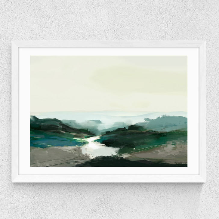 Highland View Medium White Frame Highland View Medium White Frame