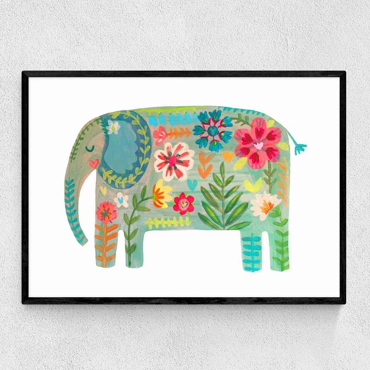 Floral Elephant