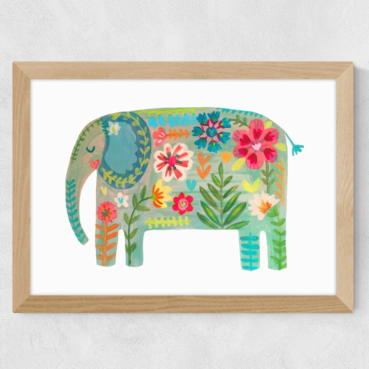 Floral Elephant