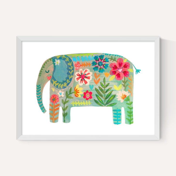 Floral Elephant