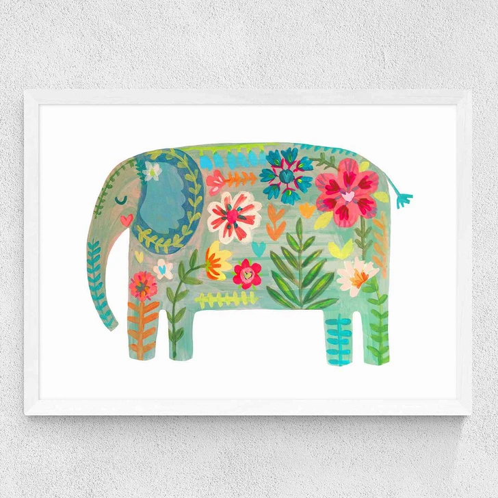 Floral Elephant