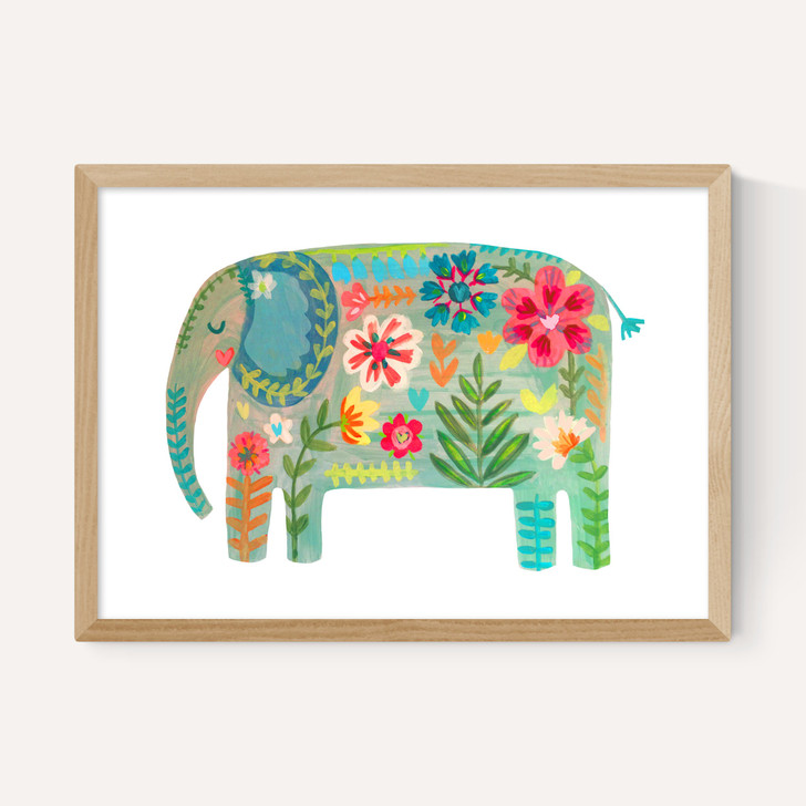 Floral Elephant