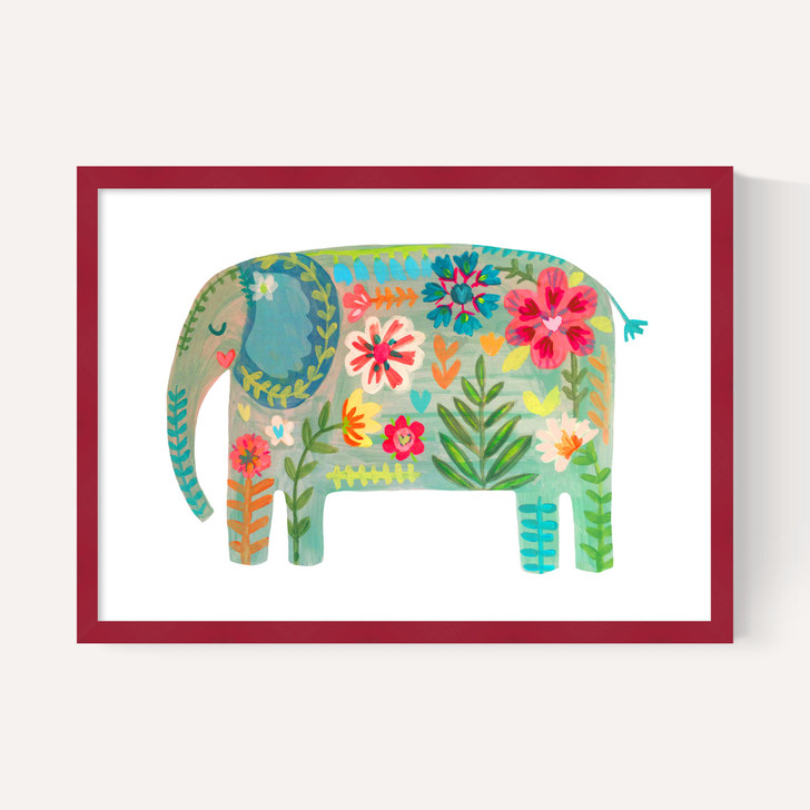 Floral Elephant
