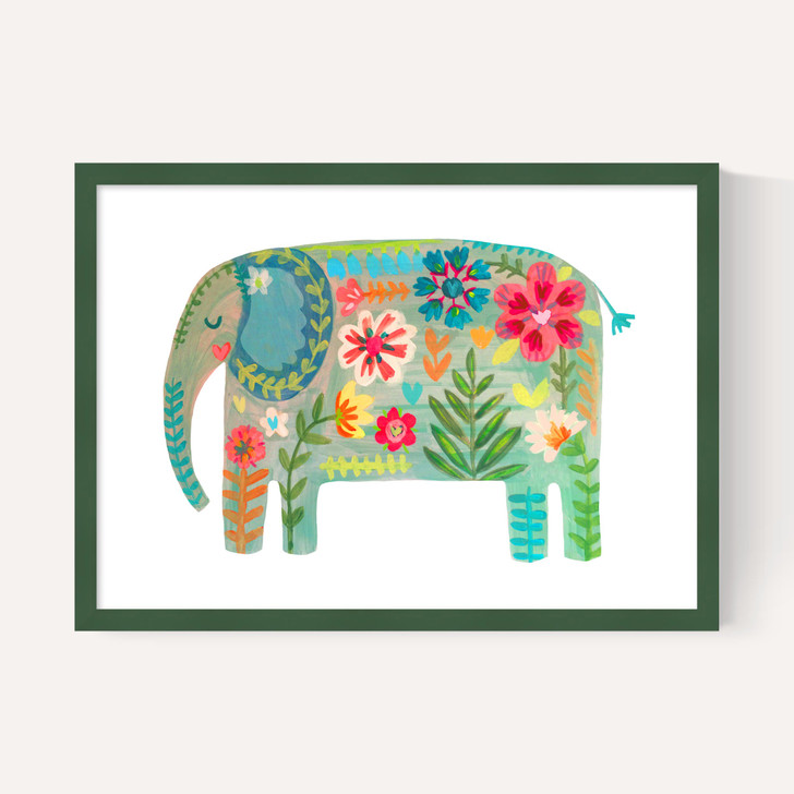 Floral Elephant