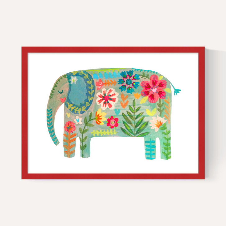 Floral Elephant