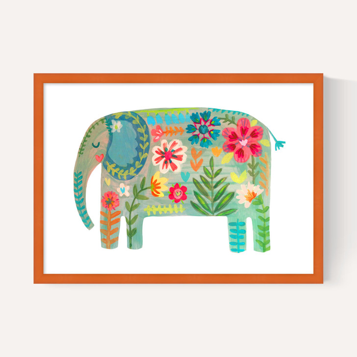 Floral Elephant