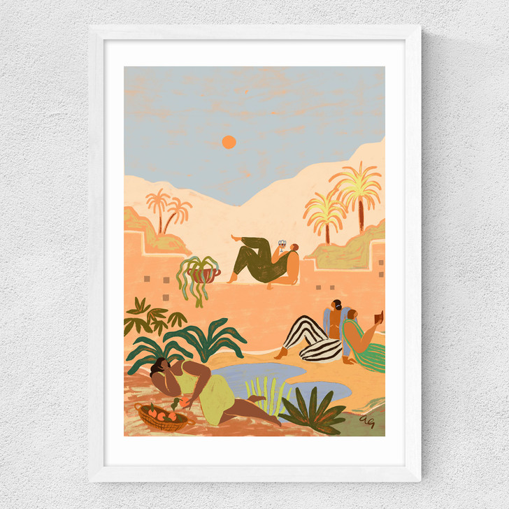 Respire Medium White Frame