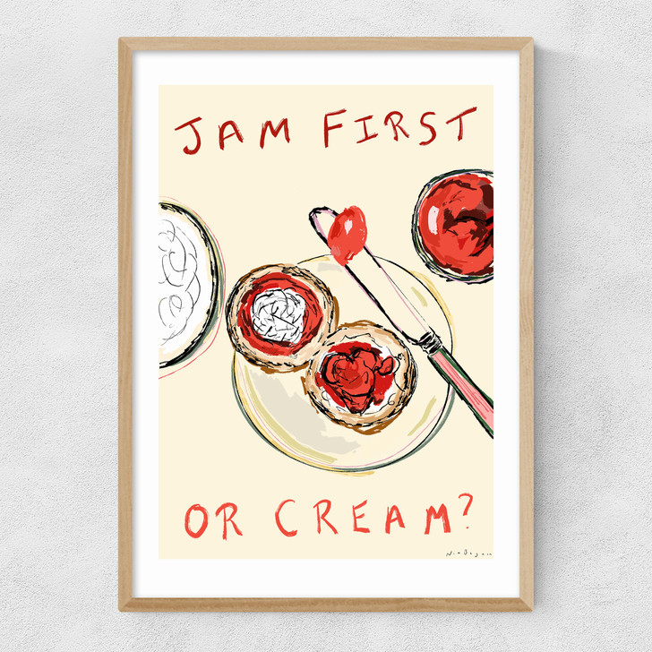 Jam First or Cream? Narrow Oak Frame