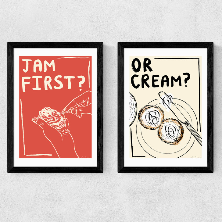 Jam or Cream? Medium Black Frame