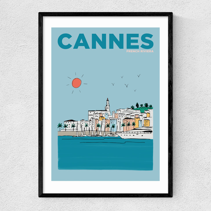 Cannes Narrow Black Frame Cannes Narrow Black Frame