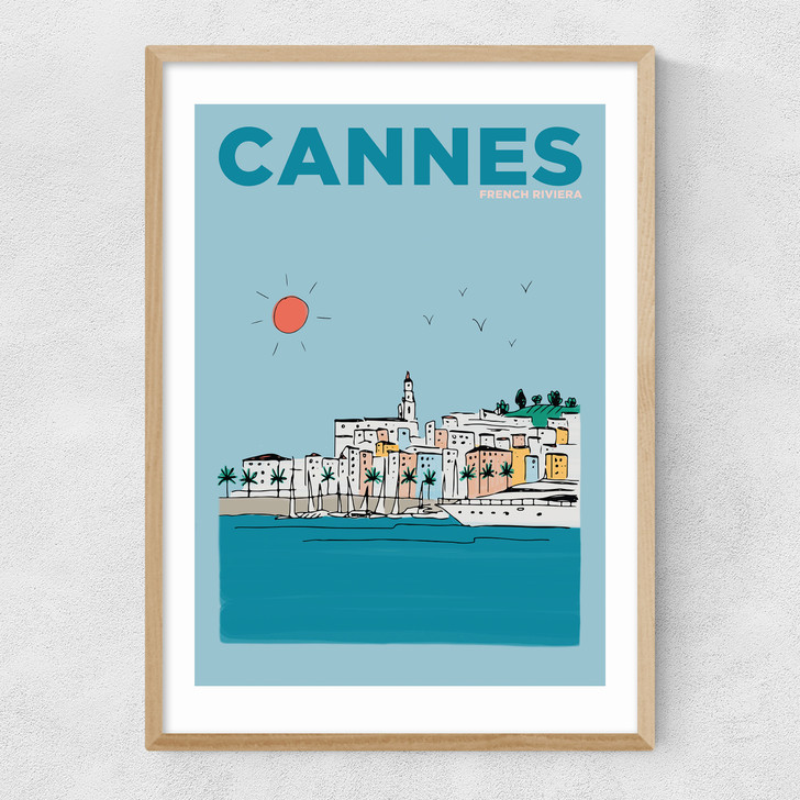 Cannes Narrow Oak Frame