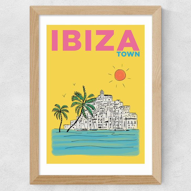 Ibiza Town Wide Oak Frame