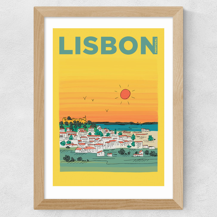 Lisbon Wide Oak Frame
