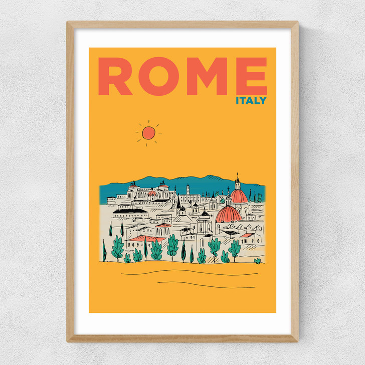 Rome Narrow Oak Frame