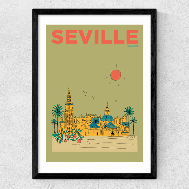 Seville Medium Black Frame Seville Medium Black Frame