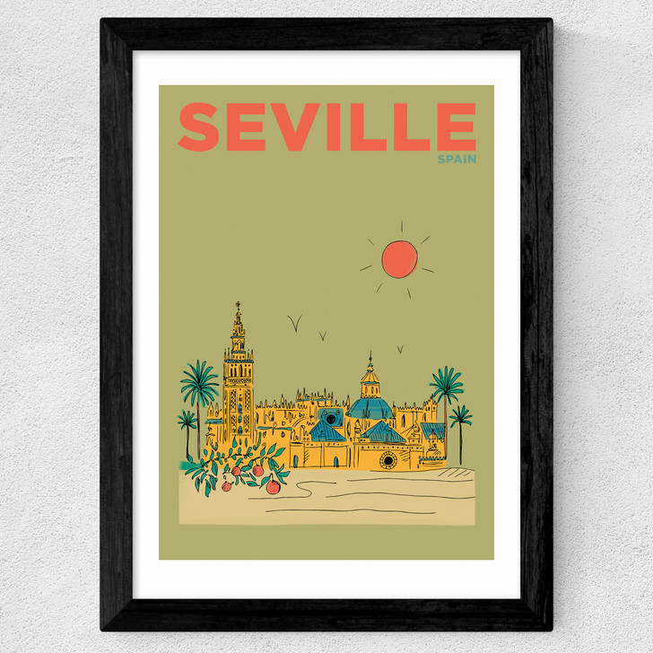 Seville Wide Black Frame Seville Wide Black Frame