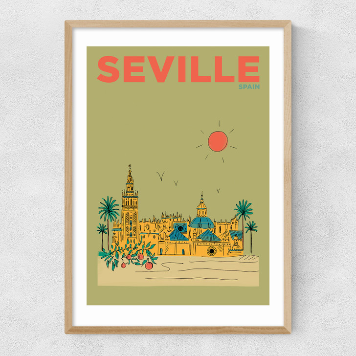 Seville Narrow Oak Frame Seville Narrow Oak Frame