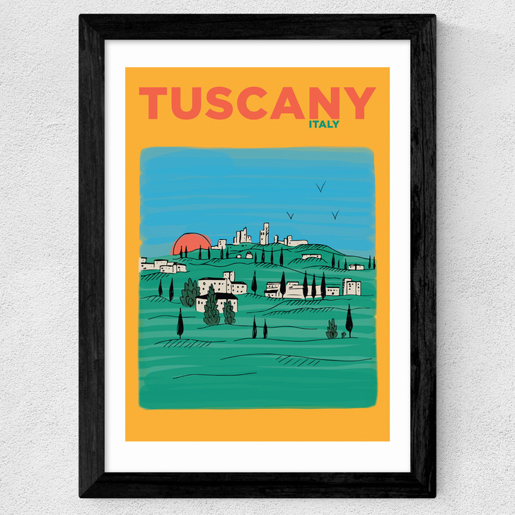 Tuscany Wide Black Frame