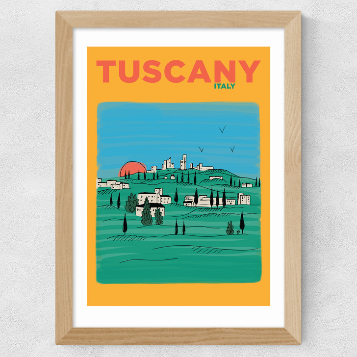 Tuscany Wide Oak Frame
