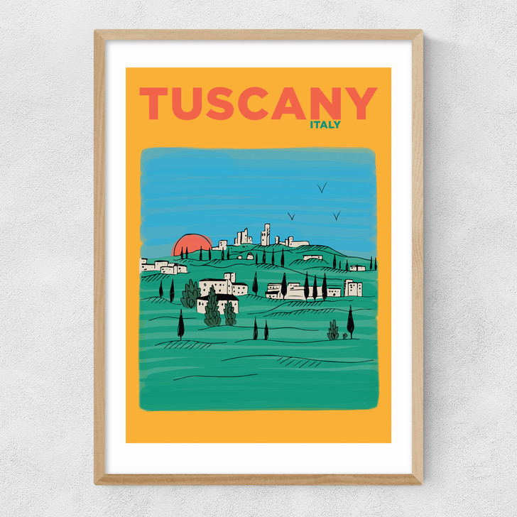 Tuscany Narrow Oak Frame