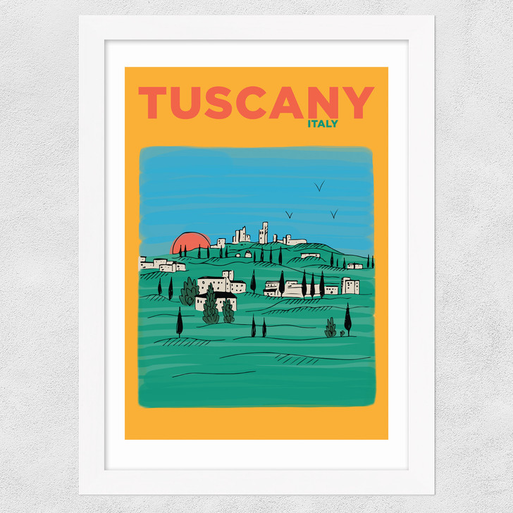 Tuscany Wide White Frame