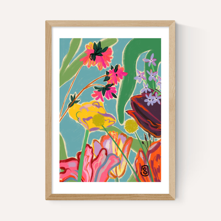 Colourful Flowers Meditation