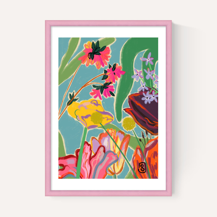 Colourful Flowers Meditation