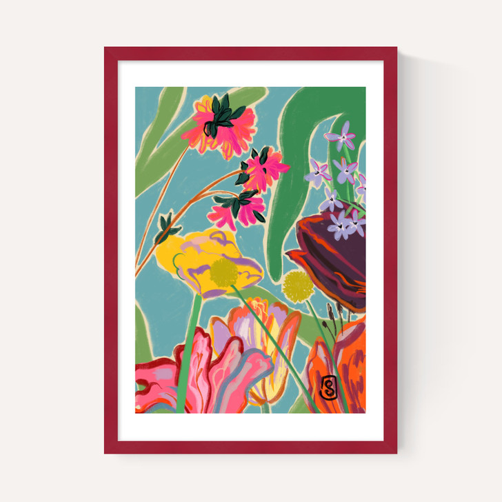Colourful Flowers Meditation