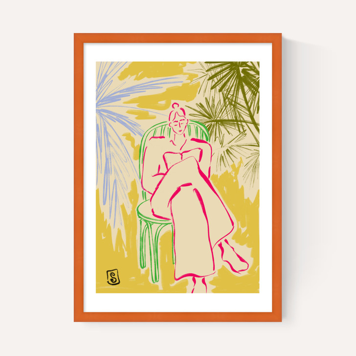 Reading Among Palm Trees